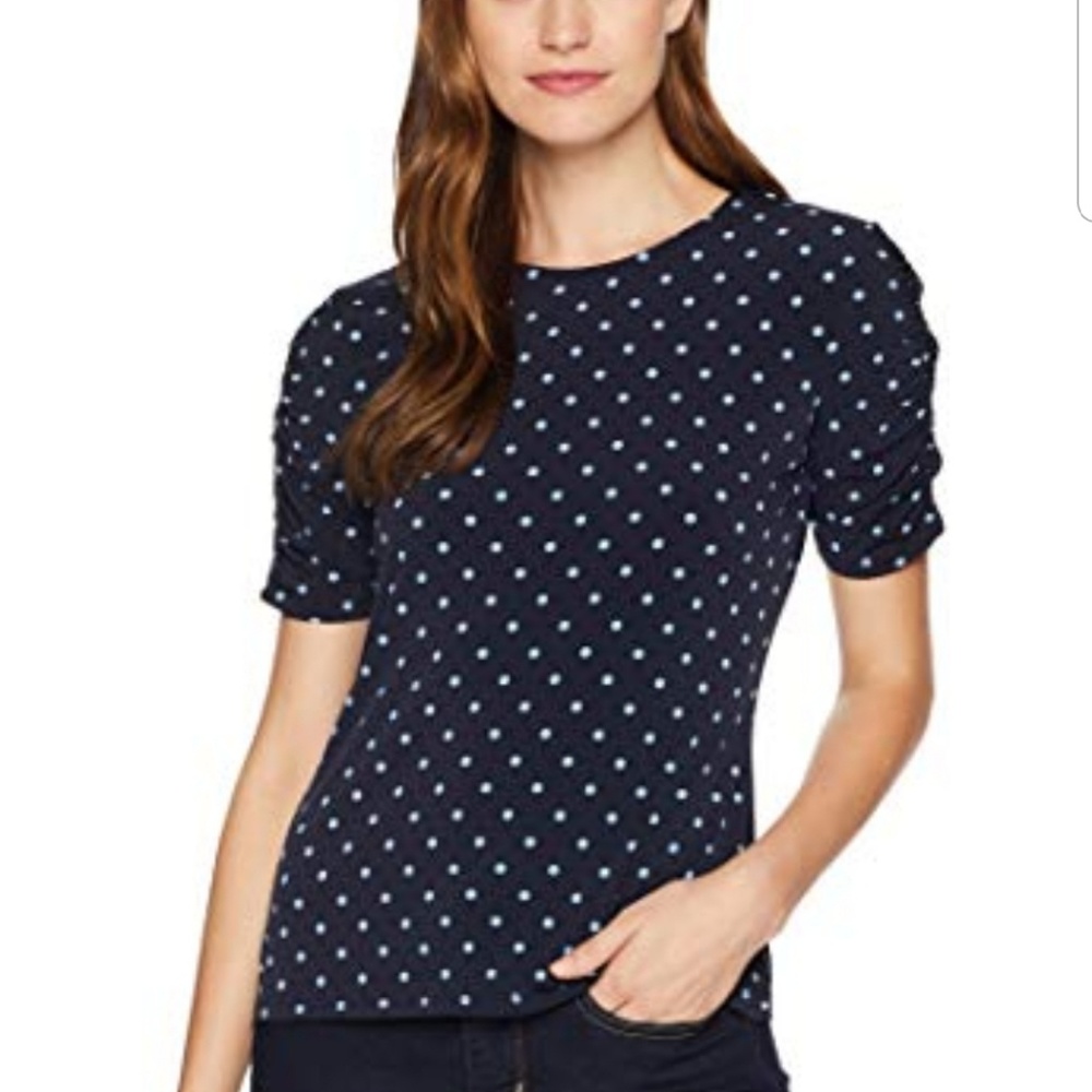 Vince camuto polka dots top